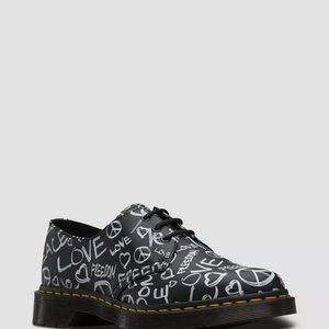 Martens Shoes Dr Marten 461 Blackwhite Script Backhand